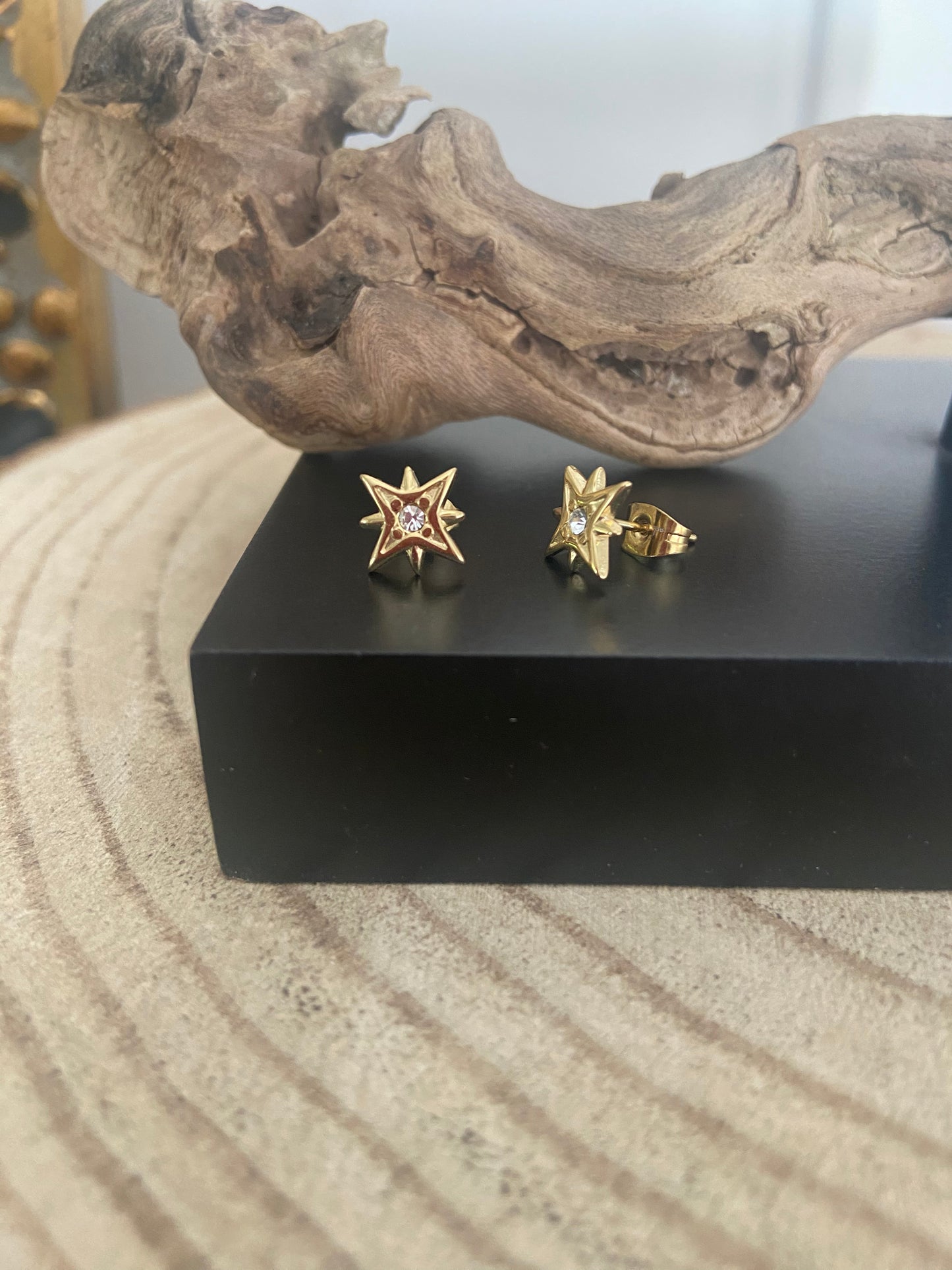 Boucles clous étoile