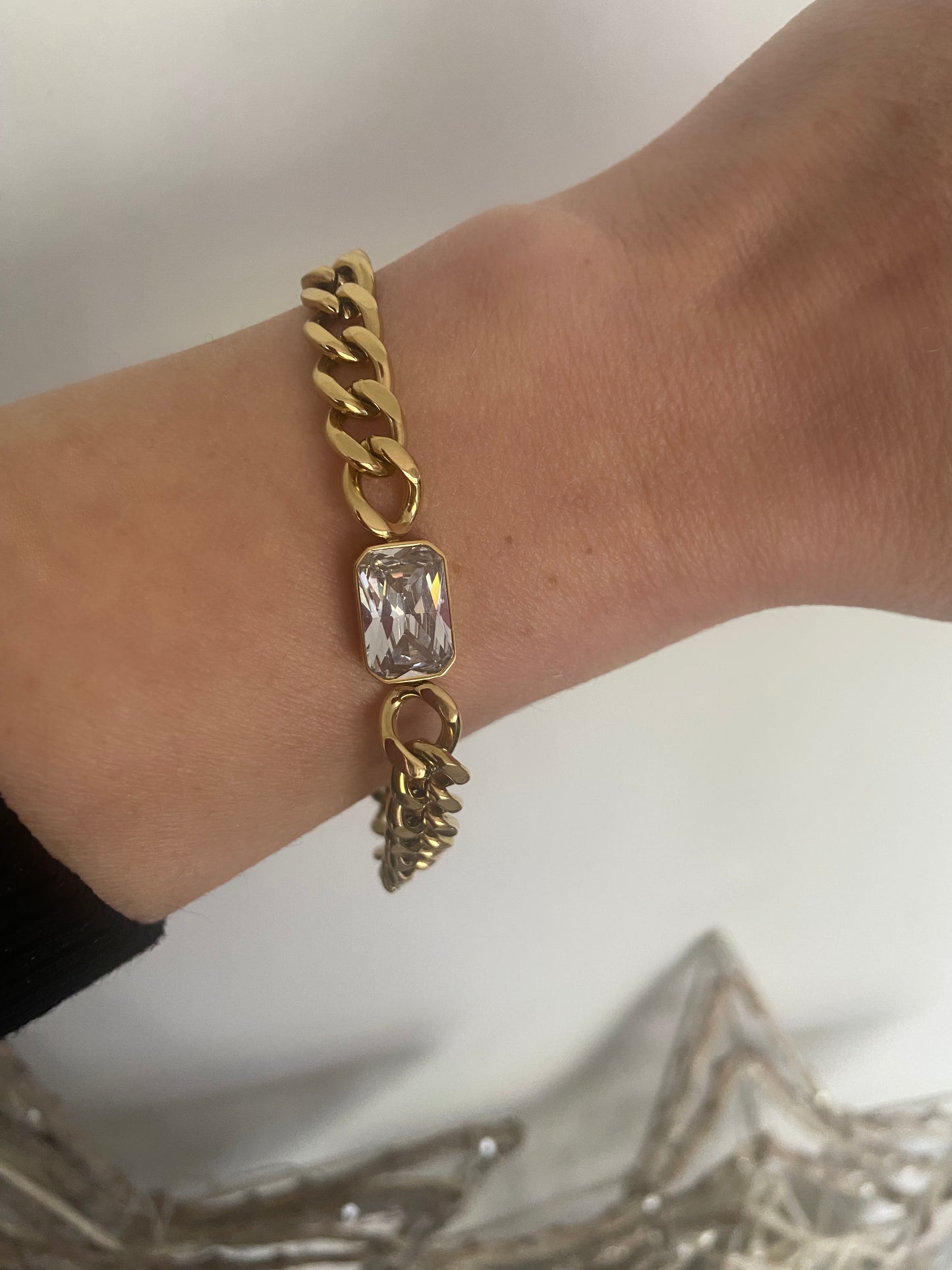 Bracelet maille gourmette