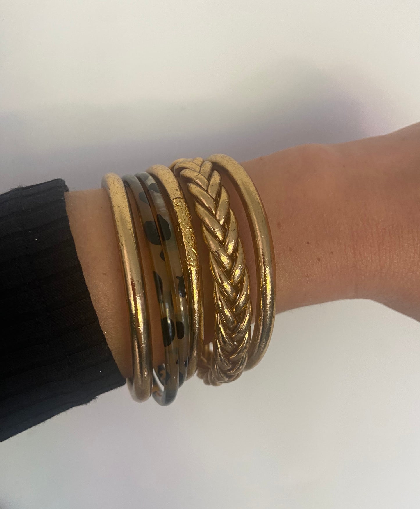 Bracelet fin corne « Léopard »