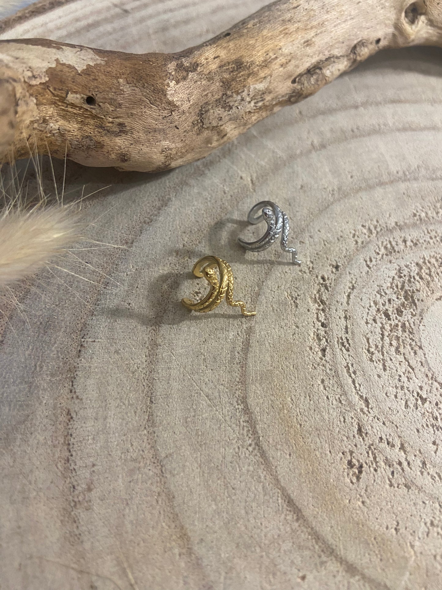 Bague d’oreille serpent