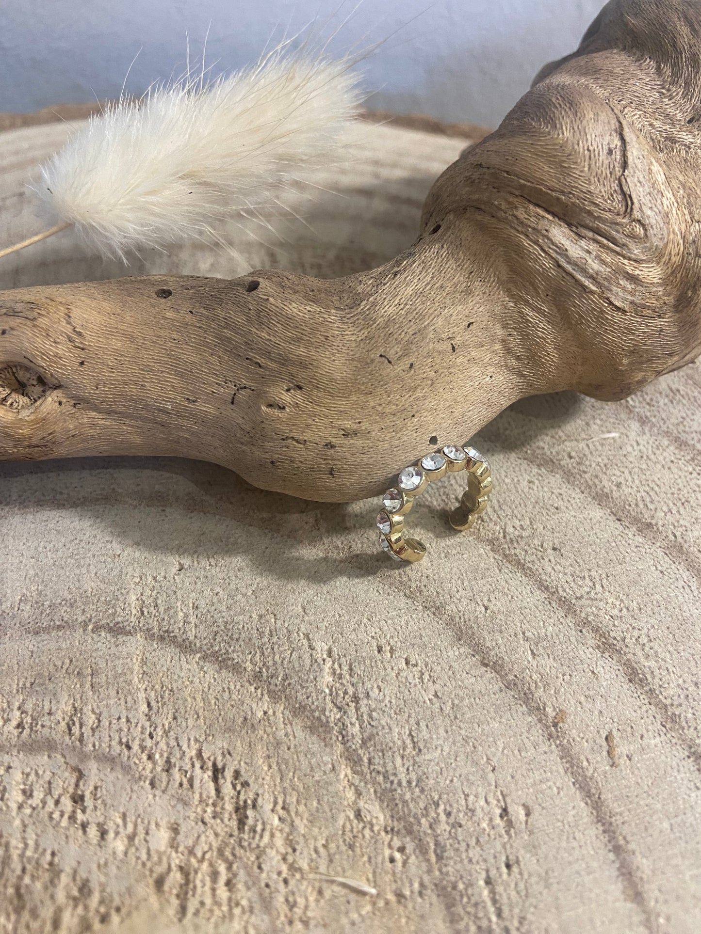 Bague d’oreille strass