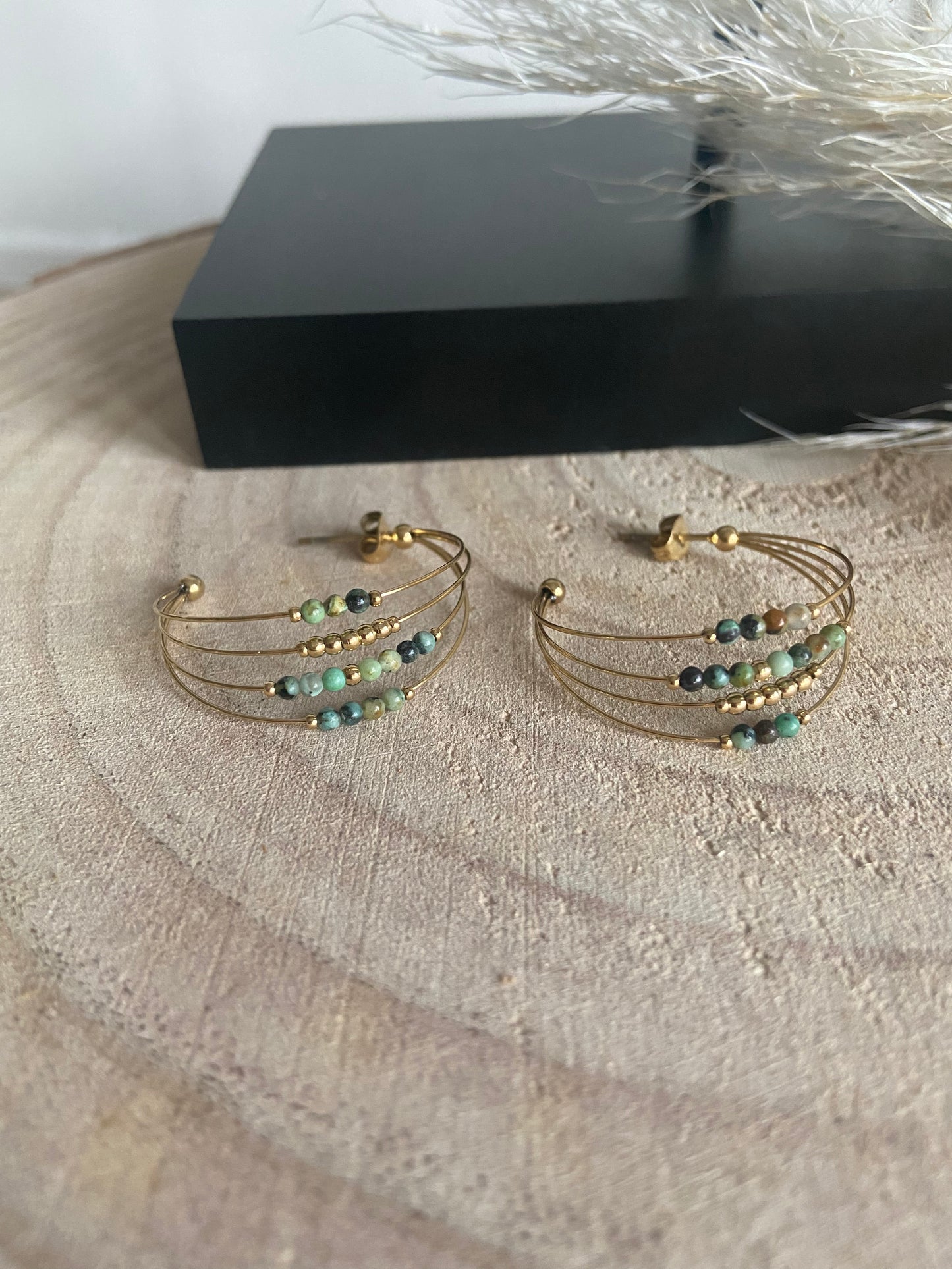 Boucles créoles multi-rangs