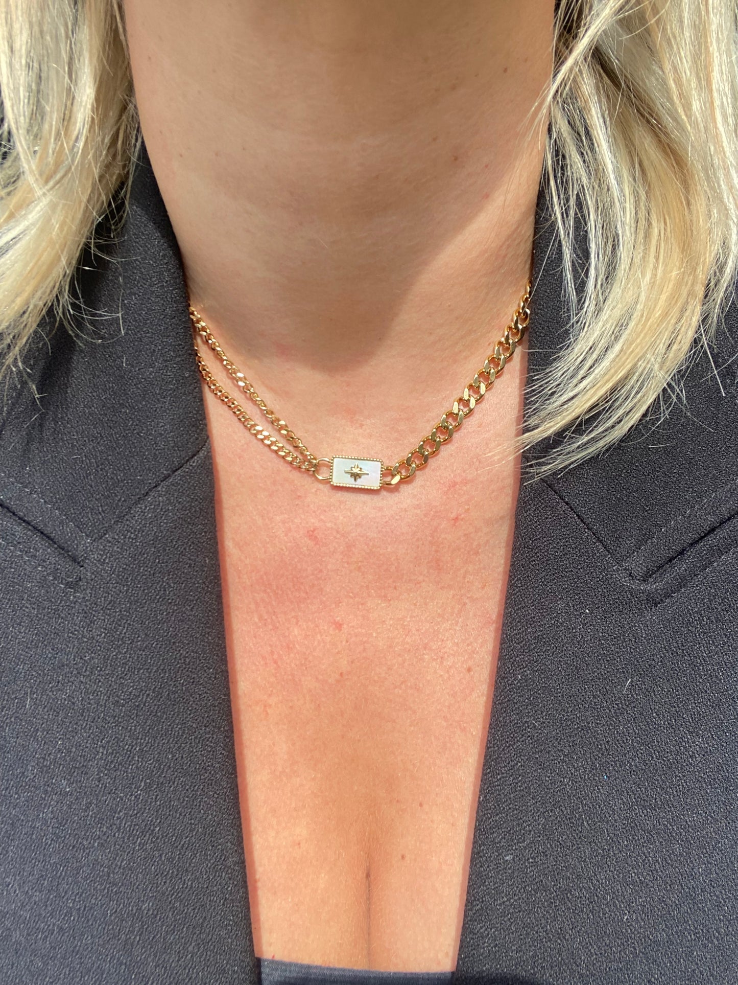 Collier Gaby doré