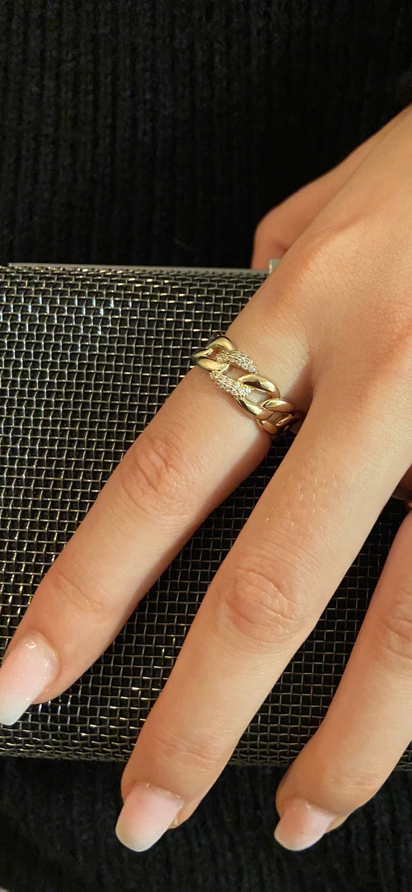 Bague Emmi plaqué or 18 kt