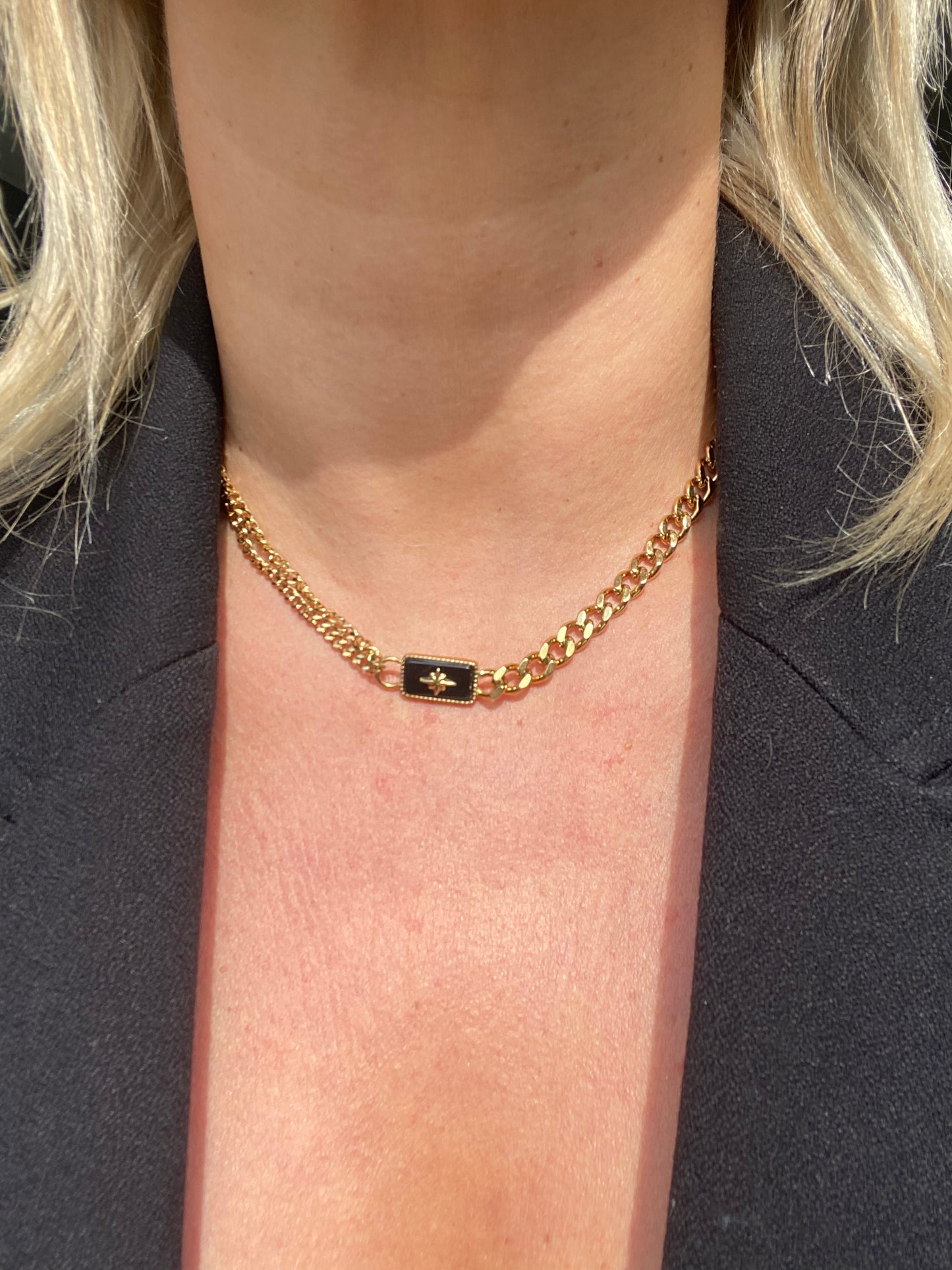 Collier Gaby doré