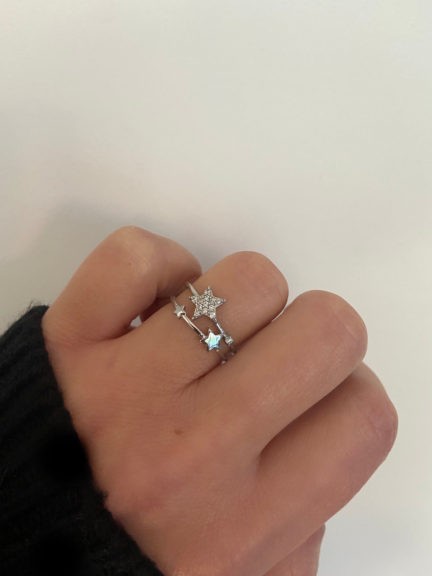 Bague étoiles