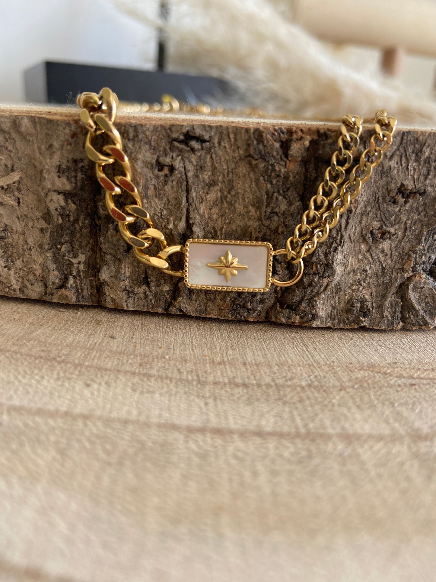 Collier Gaby doré