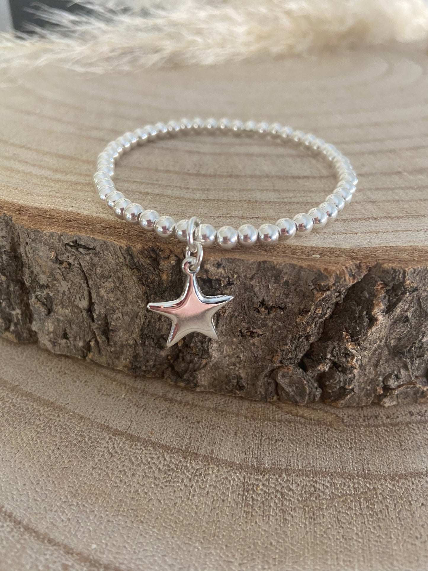 Bracelet argent -étoile
