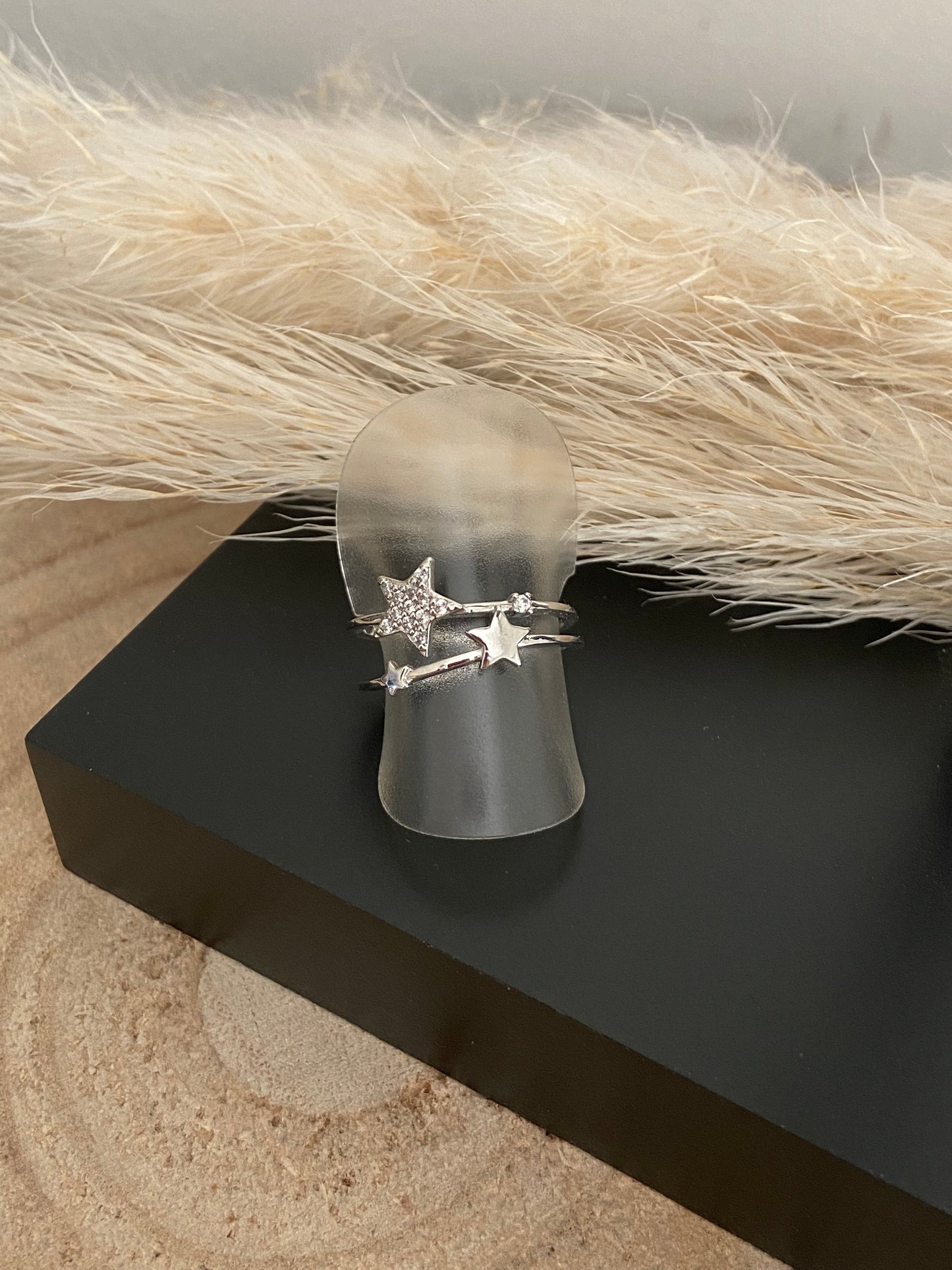 Bague étoiles
