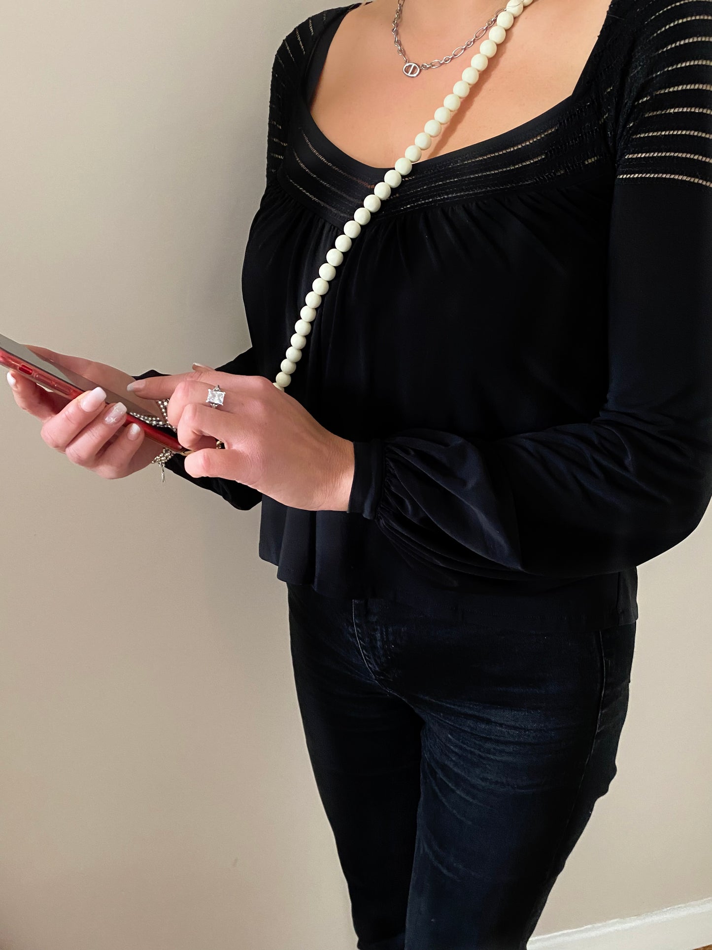 Bijou de téléphone long