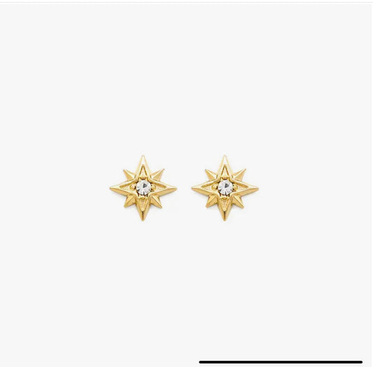 Boucles clous étoile